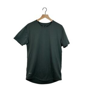 BYLT Drop-Cut: BYLT Signature gray crew neck Round hem men’s t-shirt Size M